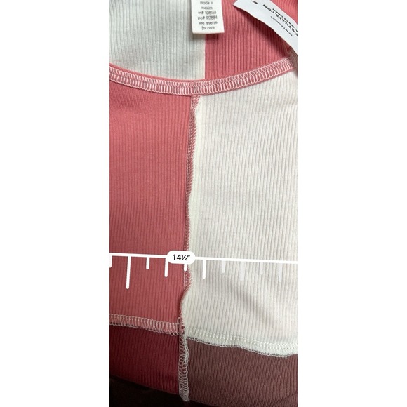 032-002‎ NWT Full Tilt Top size Medium Cropped Long Sleeve Stretch Rib Juniors - Picture 7 of 7